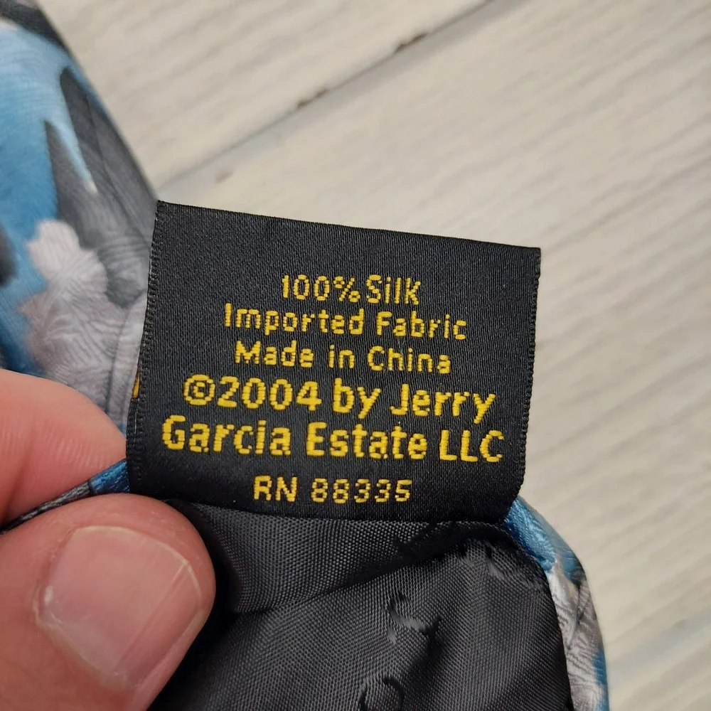 J. Garcia Silk Necktie Set Mens OS Blue Paris in the Rain Butterfly Study II 2pk